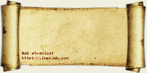 Anđa Blagojević vizit kartica